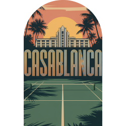 Casablanca 7 - T-shirt, Sweat, T-shirt cintré, Body et Tote Bag